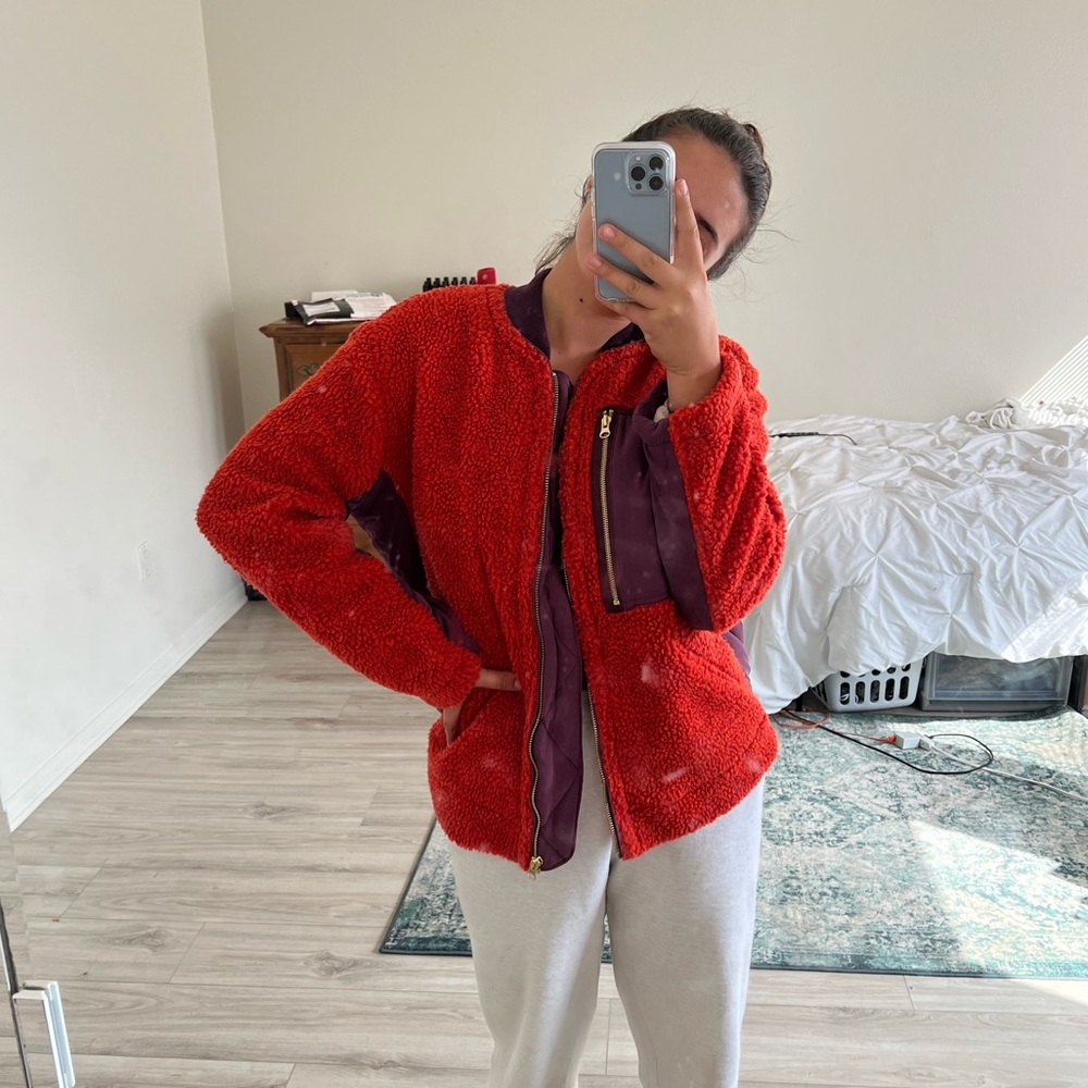 Free People Cozy Zip -Up